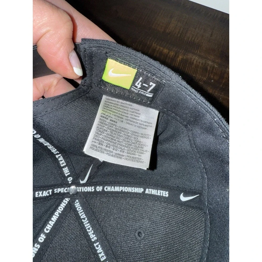 Nike‎ Air Y2K Black White Youth 4-7 Years Snapback Hat